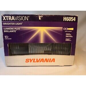 1 Headlight Bulb Sylvania H6054XV.BX ,XtraVision H6054 12.8V, 35/65W NOS Read